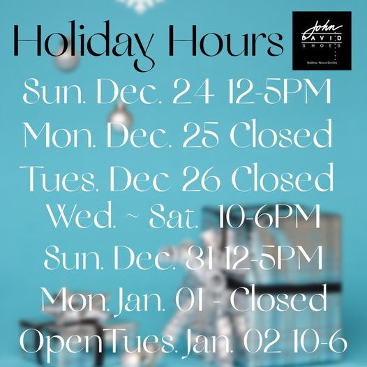 Holiday Hours 2023