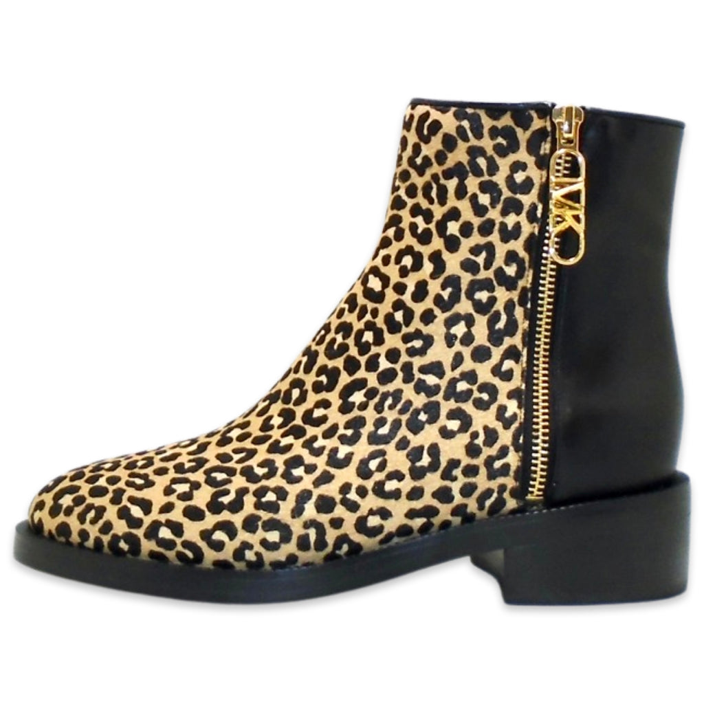 Michael kors boots sales leopard